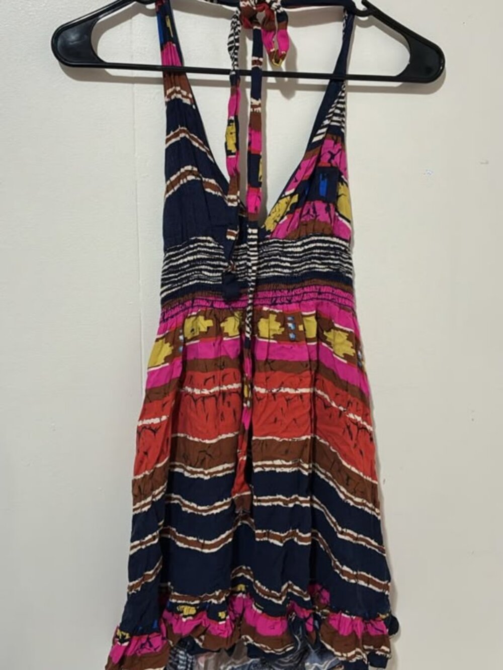 Twenty One Halter back Colorful Dress- M